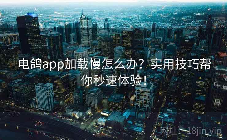 电鸽app加载慢怎么办?实用技巧帮你秒速体验! 电鸽app加载慢怎么办?实用技巧帮你秒速体验!