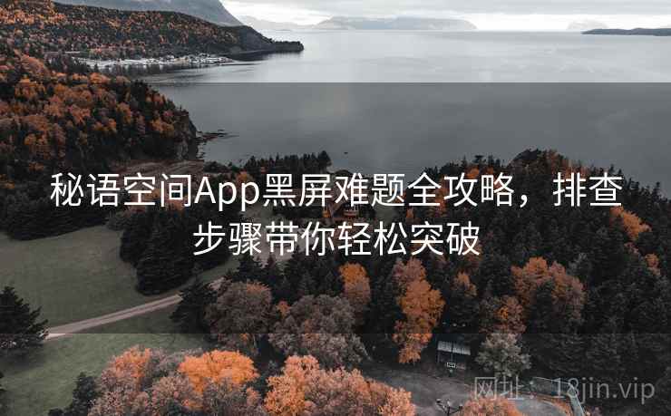 秘语空间App黑屏难题全攻略，排查步骤带你轻松突破