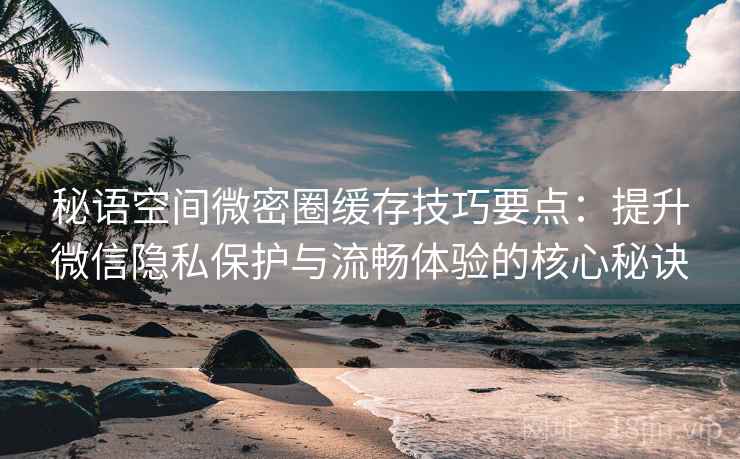 秘语空间微密圈缓存技巧要点：提升微信隐私保护与流畅体验的核心秘诀