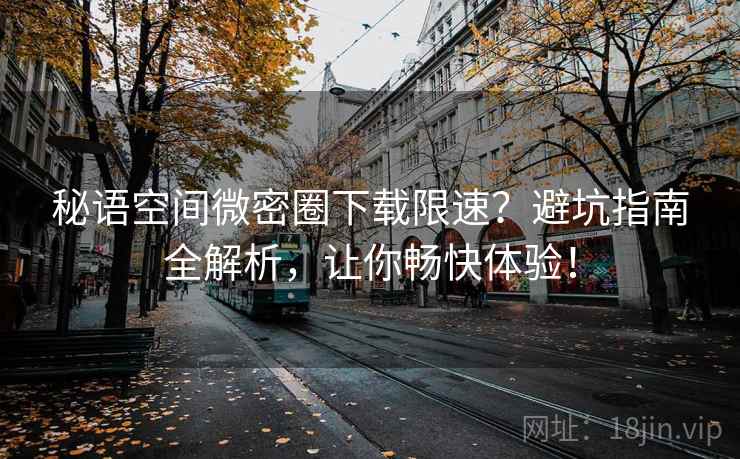 秘语空间微密圈下载限速？避坑指南全解析，让你畅快体验！